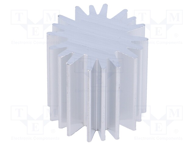 Heatsink; LED; Ø: 20mm; H: 20mm