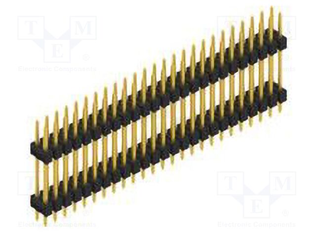 Connector: pin strips; pin header; male; PIN: 50; 2.54mm; THT; 2x25