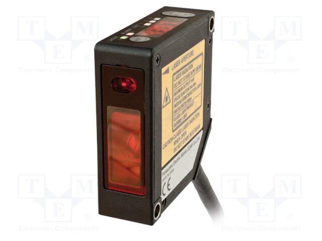 Sensor: distance; laser; diffuse-reflective; Range: 85mm; PNP/NPN