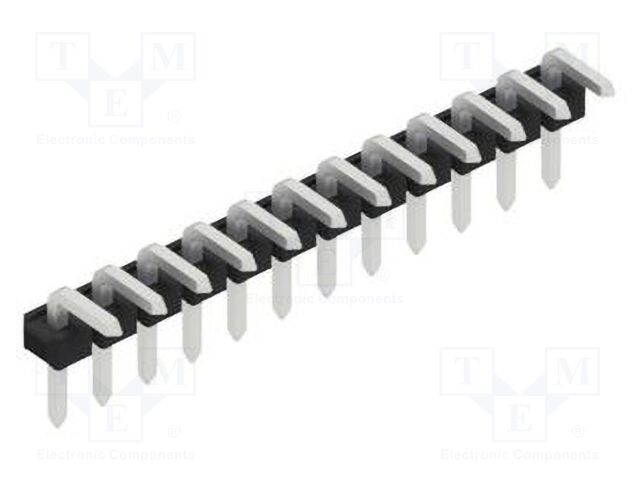 Connector: pin strips; pin header; male; PIN: 12; 2.54mm; THT; 1x12