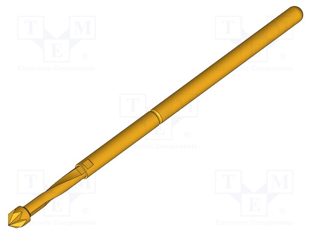 Test needle; Operational spring compression: 4.3mm; 5A; Ø: 1.5mm
