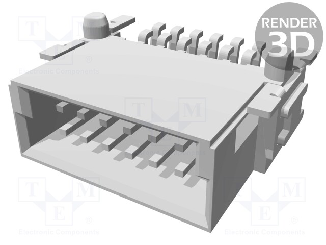 Connector: PCB to PCB; male; PIN: 12; 1.27mm; Series: har-flex; 2.3A