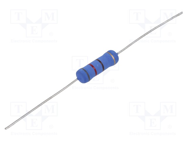 Resistor: metal oxide; THT; 820Ω; 3W; ±5%; Ø5.5x16mm; axial