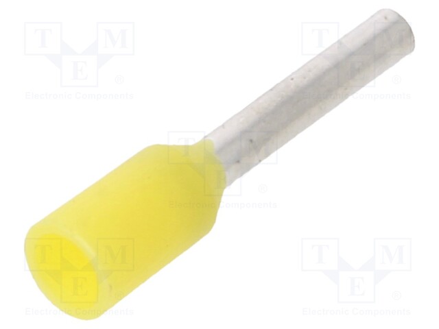 Tip: bootlace ferrule; insulated; 0.25mm2; 7mm; tinned; crimped