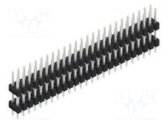 Connector: pin strips; pin header; male; PIN: 50; 2.54mm; THT; 2x25