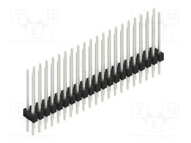Connector: pin strips; pin header; male; PIN: 42; 2.54mm; THT; 2x21