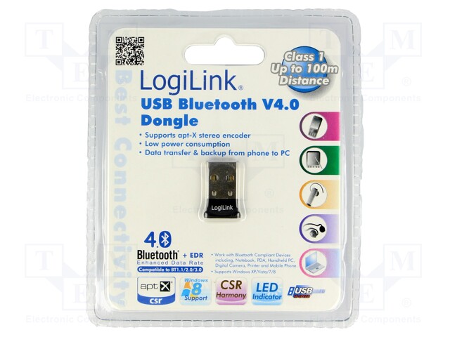Bluetooth adapter; Bluetooth 4.0 EDR,USB 1.1,USB 2.0,USB 3.0