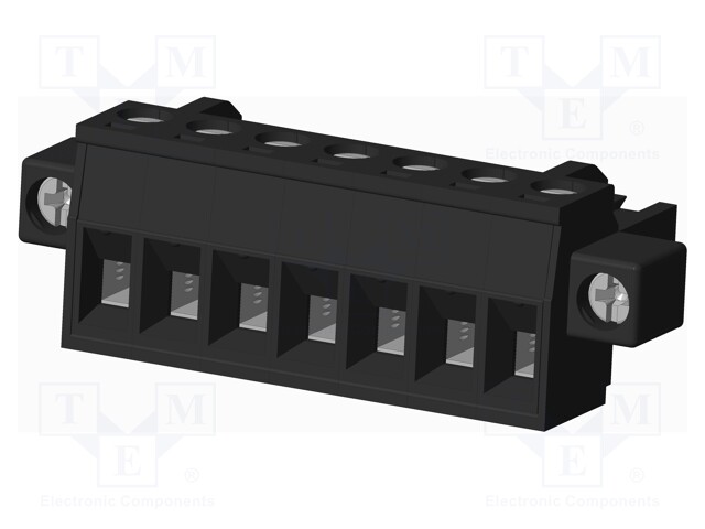 Connector: pluggable terminal block; plug; female; straight; 300V