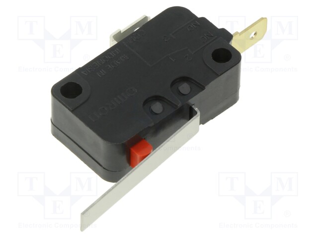 Microswitch SNAP ACTION; with lever; SPST-NC; 0.1A/125VAC; Pos: 2