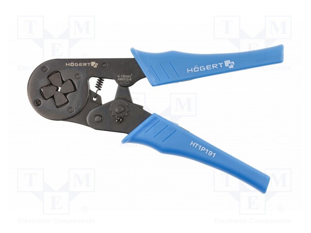 Tool: for crimping; insulated solder sleeves; 4÷16mm2
