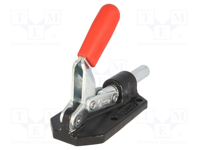 Plunger clamps; brass; 2.8kN; Actuator material: hardened steel