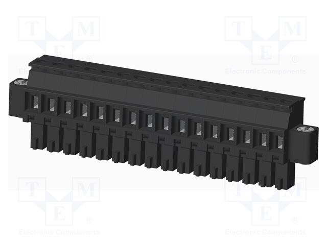 Connector: pluggable terminal block; plug; female; angled 90°