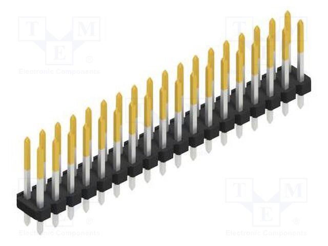 Connector: pin strips; pin header; male; PIN: 36; 2.54mm; THT; 2x18