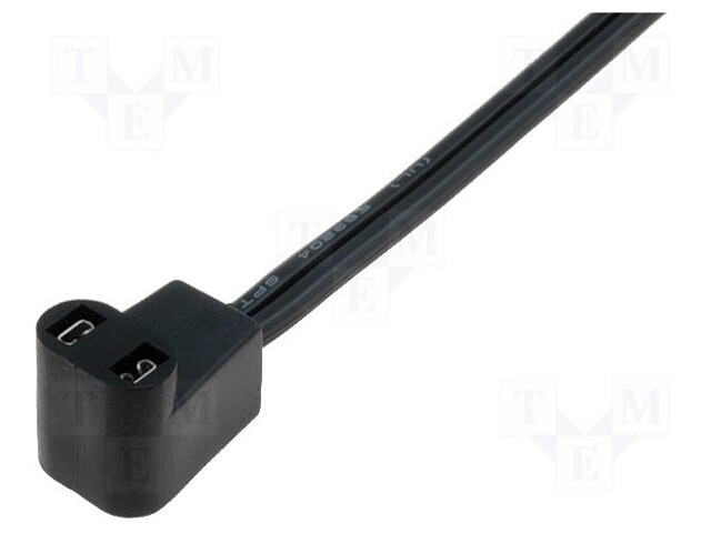 Wire: for fan supplying; Plug: angled 90°; 1m