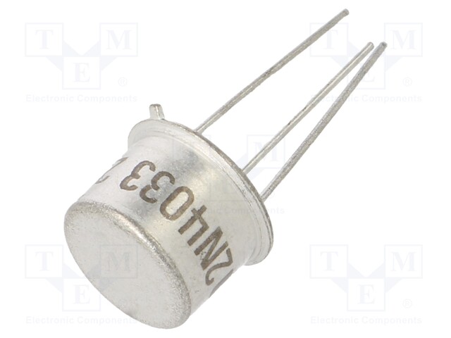 Transistor: PNP; bipolar; 80V; 1A; 1.25W; TO39