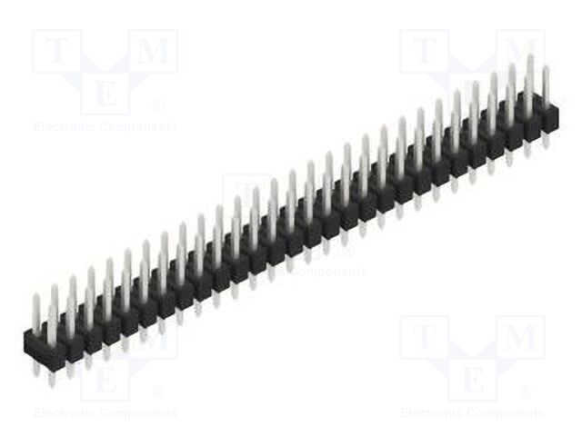 Connector: pin strips; pin header; male; PIN: 56; 2.54mm; THT; 2x28