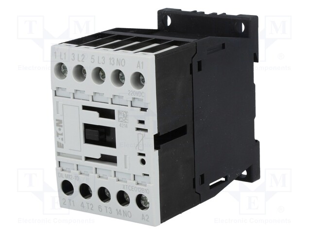 Contactor: 3-pole; NO x3; Auxiliary contacts: NO; 220VDC; 12A; 690V