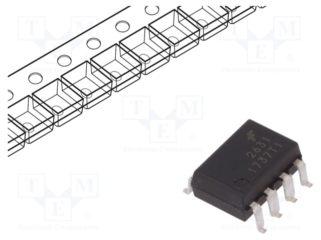 Optocoupler; SMD; Channels: 2; Out: logic; 2.5kV; 10Mbps; 5kV/μs