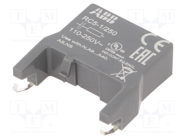Surge arrestor; RC element; 110÷250VAC