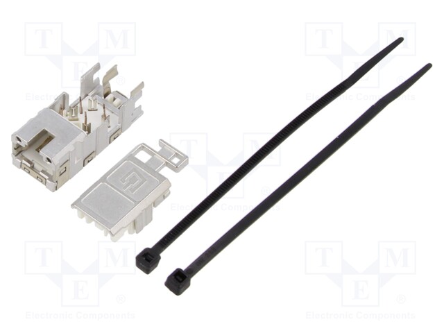 Plug; RJ45; PIN: 8; Cat: 6a; shielded; Layout: 8p8c; for cable
