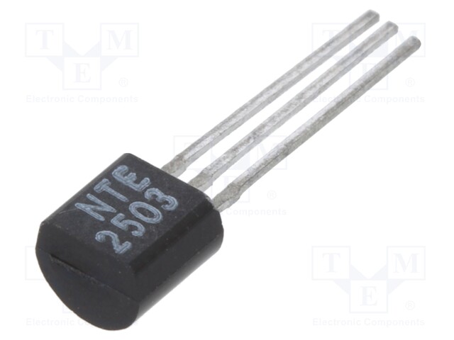 Transistor: NPN; bipolar; 25V; 0.7A; 0.6W; TO92