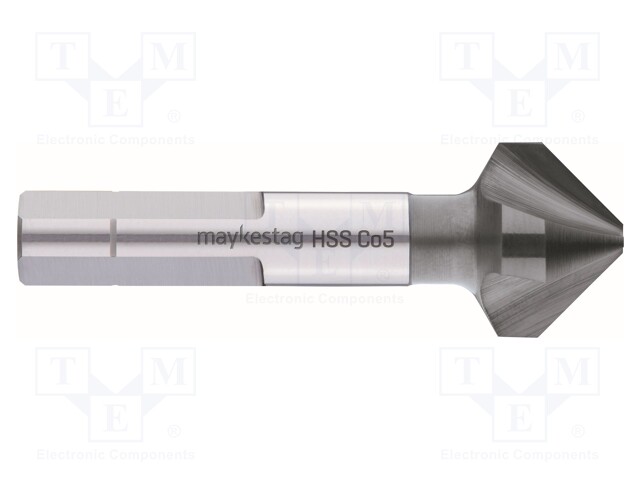 Countersink; high speed steel cobalt HSS-Co; Mounting: rod 10mm