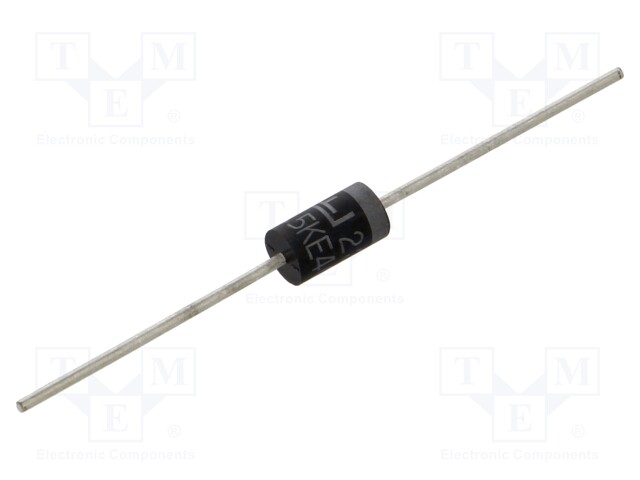 Diode: TVS; 1.5kW; 400V; 2.8A; unidirectional; ±5%; DO201; bulk