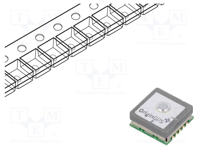 Module: GNSS; ±2.5m; NMEA; uP: MT3333 MediaTek; -165dBm; I2C,UART