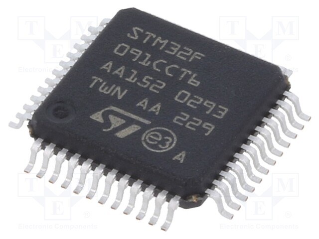 ARM microcontroller; Flash: 256kB; 48MHz; SRAM: 32kB; LQFP48