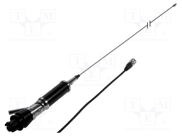 Antenna; CB; 1.95m; 5dBi; 1500W; CB antenna holder; Len: 4m; UHF