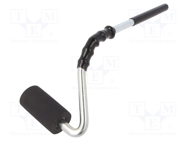 Tool: hard pressure roller; W: 75mm; Mat: rubber; Ø: 36mm