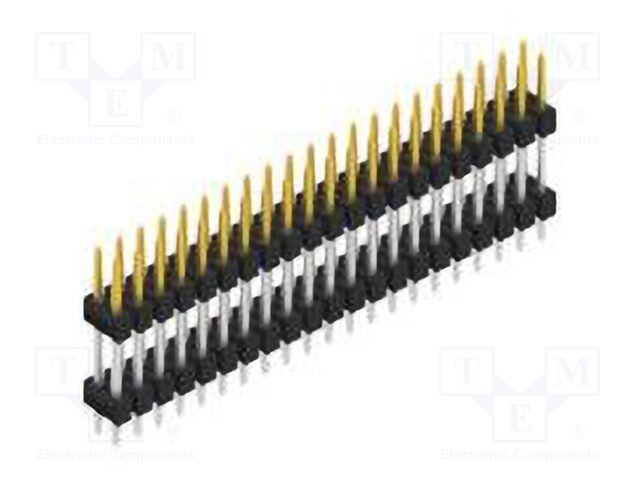 Connector: pin strips; pin header; male; PIN: 42; 2.54mm; THT; 2x21