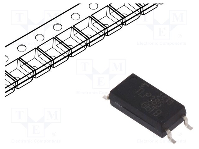 Optocoupler; SMD; Channels: 1; Out: transistor; Uinsul: 5kV; Uce: 80V
