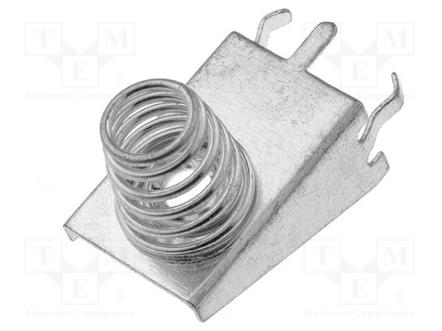 Spring contact; AA,R6; Batt.no: 1; soldered; Contacts: steel