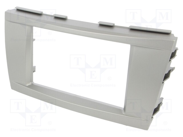 Radio mounting frame; Toyota; 2 DIN; silver