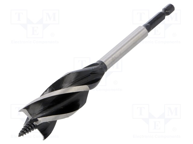 Drill bit; wood; Ø: 25mm; Overall len: 160mm; Mounting: hexagonal