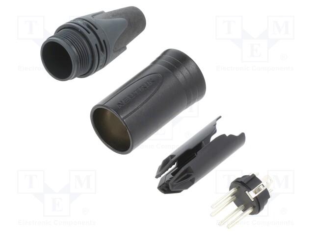 CABLE CON. MALE 4POLE BAG