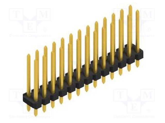 Connector: pin strips; pin header; male; PIN: 26; 2.54mm; THT; 2x13