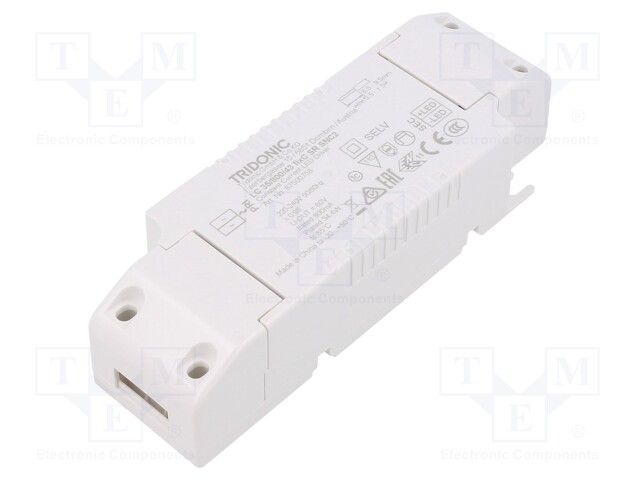 Power supply: switched-mode; LED; 35W; 23÷43VDC; 800mA; 198÷264VAC