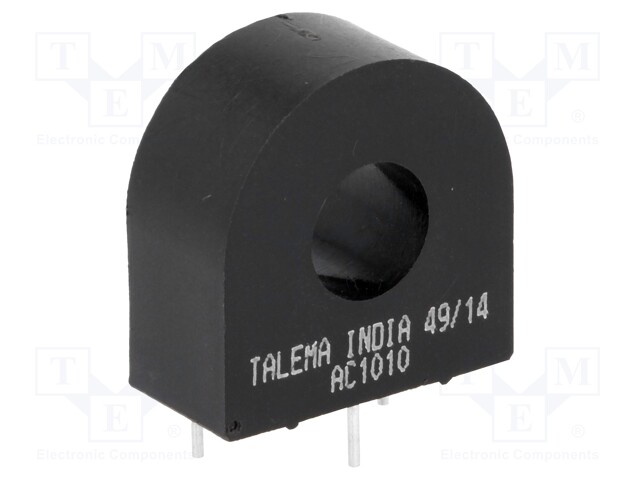 Current transformer; Series: AC; 10A; Trans: 1000: 1; 100Ω; 10mVA