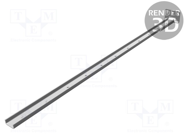 Mounting holder; L: 422mm; H: 44mm