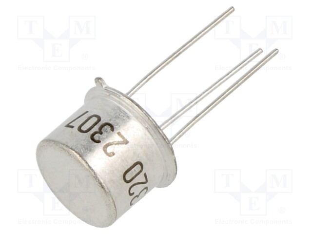Transistor: NPN; bipolar; 75V; 2A; 10W; TO39