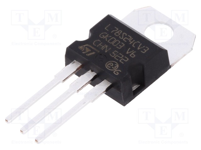 IC: voltage regulator; linear,fixed; 24V; 2A; TO220AB; THT