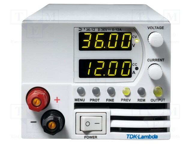 Power supply: programmable laboratory; Ch: 1; 0÷60VDC; 0÷3.5A