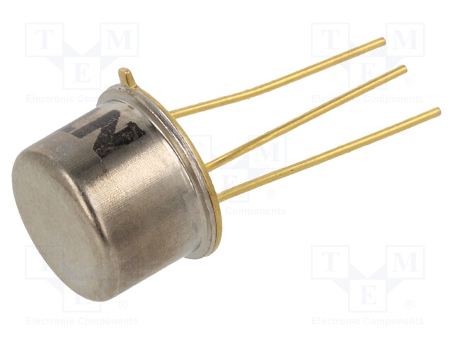 Transistor: NPN; bipolar; 300V; 15mA; 7W; TO39