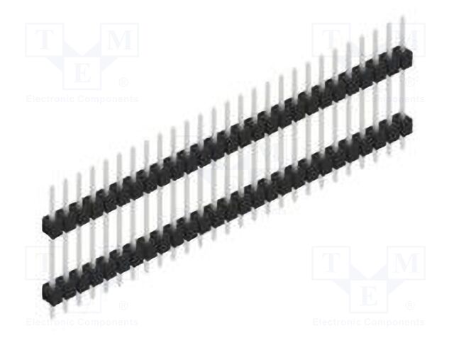 Connector: pin strips; pin header; male; PIN: 27; 2.54mm; THT; 1x27