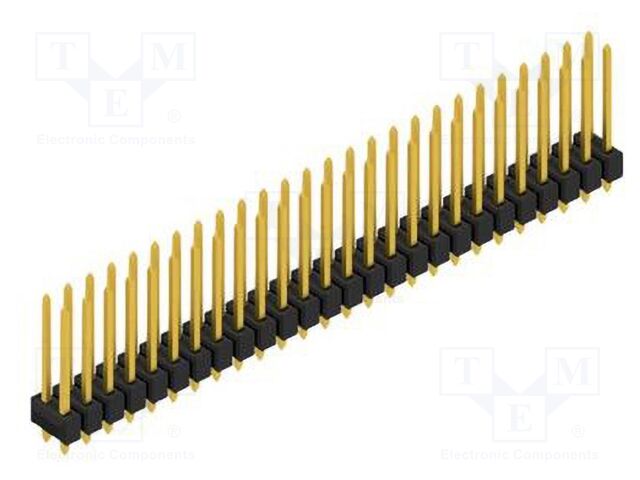 Connector: pin strips; pin header; male; PIN: 52; 2.54mm; THT; 2x26
