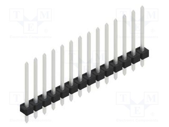 Connector: pin strips; pin header; male; PIN: 14; 2.54mm; THT; 1x14