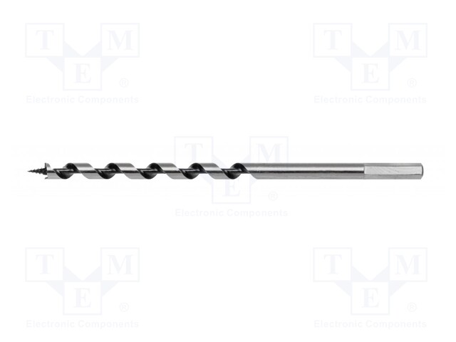 Drill bit; for wood; Ø: 18mm; L: 400mm; tool steel; 1pcs.