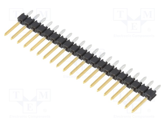Pin header; pin strips; C-Grid III; male; PIN: 20; straight; 2.54mm